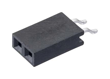 HARWIN M22-6540242R PCB Receptacle, Board-to-Board, 2 mm, 1 Rows, 2 Contacts, Surface Mount Right Angle, M22