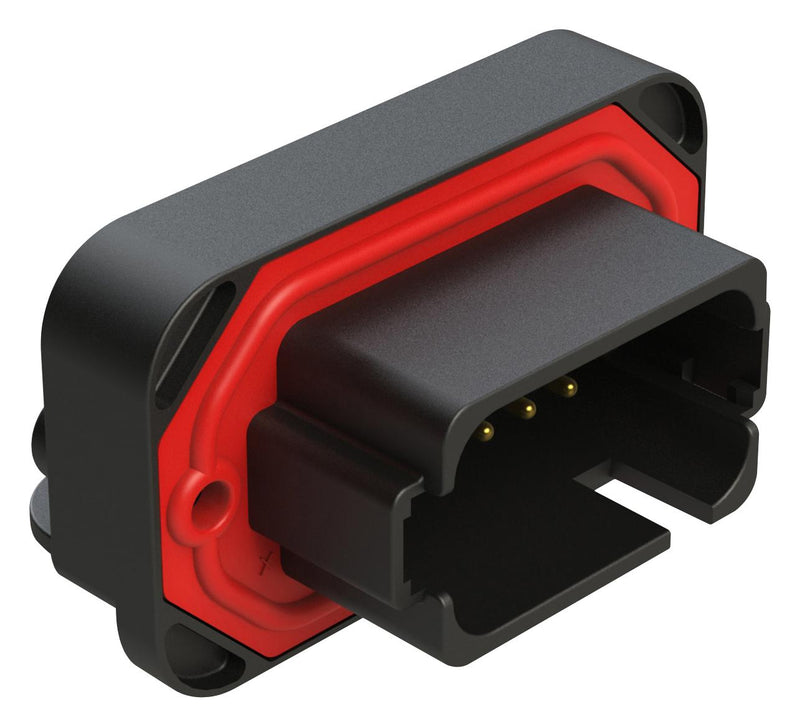 AMPHENOL SINE/TUCHEL AT13-18PA-BM01BK. AUTOMOTIVE CONN, R/A RCPT, 18POS, 13A