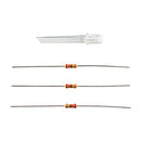 RGB LED (Red, Green, Blue) + Resistors