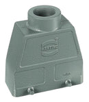 HARTING 09300240420 Heavy Duty Connector, PG21, Hood, Top Entry, Aluminium Body, 2 Lever, 24B