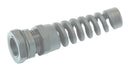MULTICOMP PRO PP001706 Cable Gland, Spiral Strain Relief, Metric, IP68, M12 x 1.5, 3 mm, 6.5 mm, Nylon (Polyamide), Grey