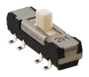 NIDEC COMPONENTS CL-SB-22B-02T Slide Switch, DPDT, Surface Mount, CL-SB Series, 200 mA