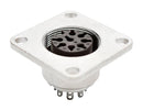 AMPHENOL SINE/TUCHEL C09131T0081002 Circular Connector, C091D Series, Panel Mount Receptacle, 8 Contacts, Solder Socket, Threaded