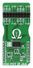 MIKROELEKTRONIKA MIKROE-2863 Add-On Board, Digital Potentiometer v5 Click Board, mikroBUS Connector