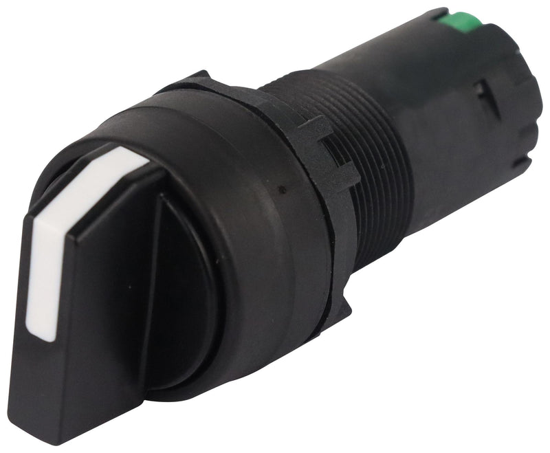MULTICOMP PRO MPCP2S-2E10 Selector Switch, SPST-NO, IP30/IP66, 2 Position, 120 V, 8 A, Push In, MP Selector Switches