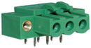 CAMDENBOSS CTBP97HJ/3FL Terminal Block, Flanged, Socket, 5.08 mm, 3 Ways, Through Hole Right Angle
