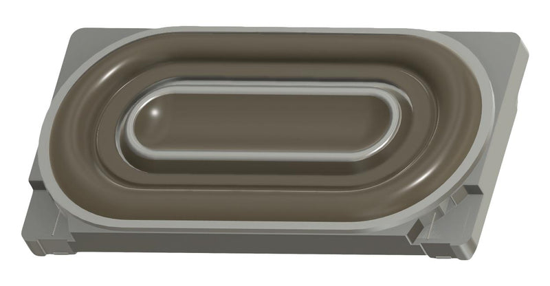 PUI AUDIO AS02404PO Speaker, General Purpose, 450Hz to 20kHz, 4 ohm, 2.5W, 92 dB, Oval w/ Rectangular Frame, Panel Mount