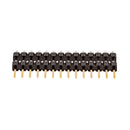 Double Insulated Header - Male, Gold Plated (PTH, 0.1in., 14-Pin)