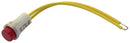 VCC / VISUAL COMMUNICATIONS COMPANY 1090C1-12V Incandescent Lamp, Wire Leaded, 12.7 mm, 100 mA, 12 V, Round, 1090