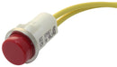 VCC / VISUAL COMMUNICATIONS COMPANY 1090C1-12V Incandescent Lamp, Wire Leaded, 12.7 mm, 100 mA, 12 V, Round, 1090