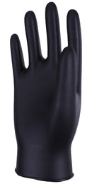 UCI G/DG-MAXIM/BK(E)/L Gloves, Disposable, Nitrile, Fishscale Grip, Black, L, DG-Maxim Series