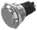 EAO 82-6162.2000 Vandal Resistant Switch, 82 Series, 22 mm, SPDT, Maintained, Round Raised Flat Flush, Natural