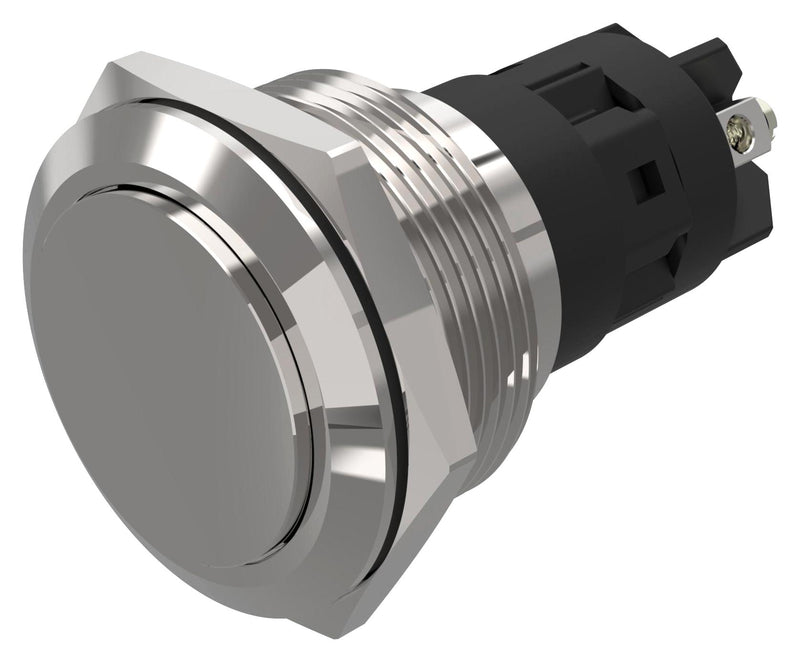 EAO 82-6162.2000 Vandal Resistant Switch, 82 Series, 22 mm, SPDT, Maintained, Round Raised Flat Flush, Natural