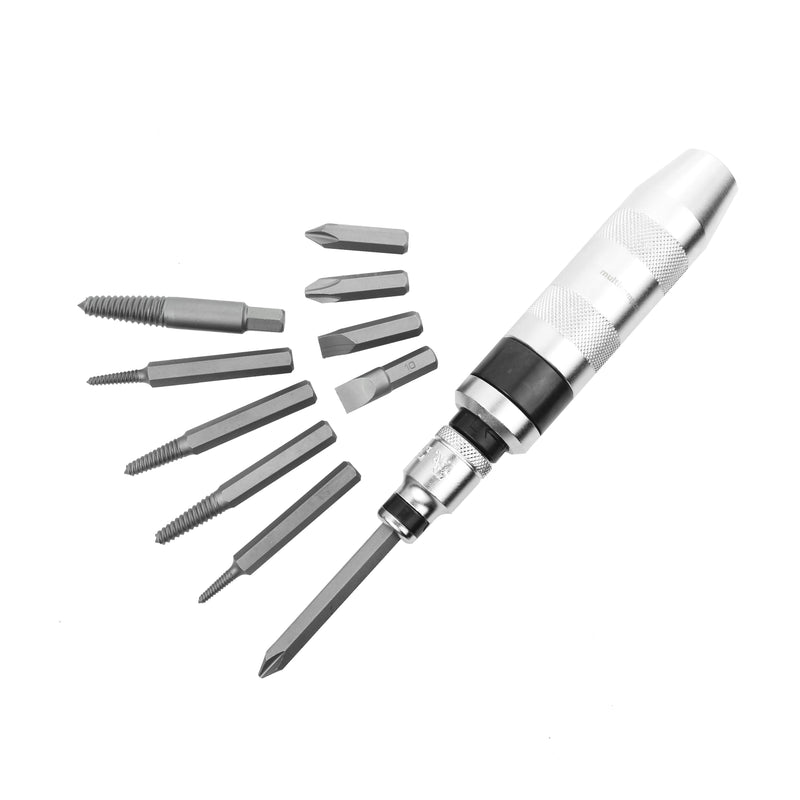 MULTICOMP PRO MP-PIDS12 IMPACT BOLT EXTRACTOR SET, 12PCS