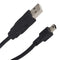 MOLEX 88732-8702 USB Cable, Type A Plug to Mini Type B Plug, 1.5 m, 4.9 ft, USB 2.0, Black