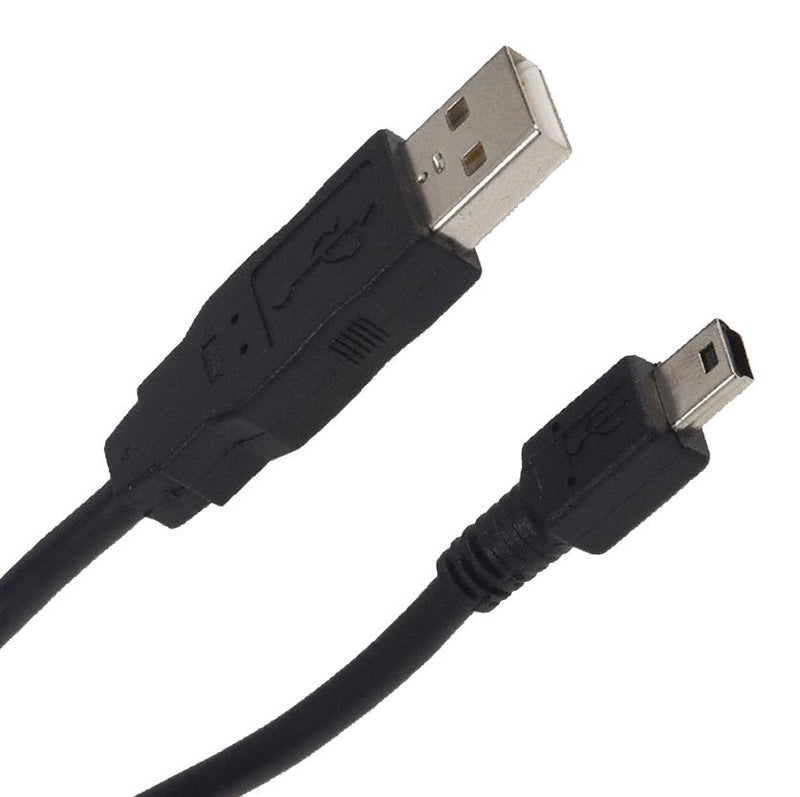 MOLEX 88732-8702 USB Cable, Type A Plug to Mini Type B Plug, 1.5 m, 4.9 ft, USB 2.0, Black