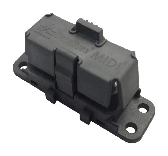 Littelfuse 04981038HXFC 04981038HXFC Fuseholder Automotive Blade 1 Fuse 200 A 32 VDC Midi BF1 Bolt Down