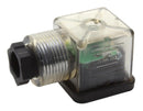 MOLEX 121064-0097 Circular DIN Valve Connector, BRAD DIN Valve, PG9, Right Angle, DIN Form B, 2 Poles + Ground, 24V