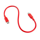 USB-C to USB-C Cable - 0.3m (Flexible Silicone)