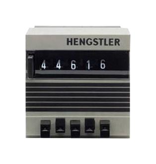 HENGSTLER 446164 Preset Counter, 5 Digit, 4 mm, 24 VDC, Type 446 Series