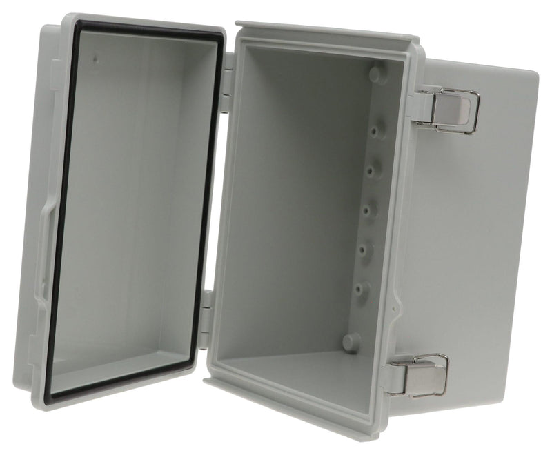BUD INDUSTRIES PTQ-11040 ENCLOSURE, MULTIPURPOSE, PC/GFR, GRAY