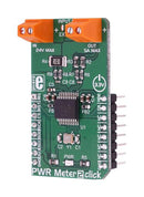 MIKROELEKTRONIKA MIKROE-3150 Add-On Board, PWR Meter 2 Click Board, Power Monitoring, 24V, 5A Max, MikroBUS