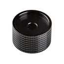 Aluminum Potentiometer Knob – Black 25mm