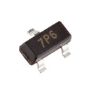MOSFET P-CH, 60V, 900mA (ZXMP6A13FTA)