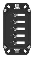 BANNER ENGINEERING LCA130T5Q Control Box, Touch Method, 4A O/P Current, 5 Inputs, M12 QD Internal Connector, LCA130T Series