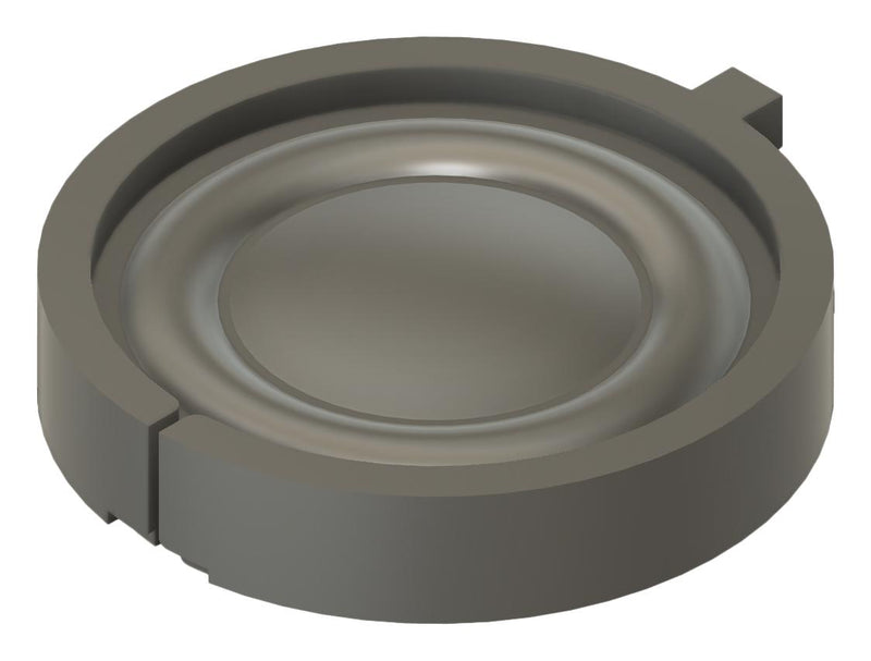 PUI AUDIO AS02308MR-T Speaker, General Purpose, 660 Hz to 20 kHz, 8 ohm, 1.5 W, 90 dB, Round, Bare Mount