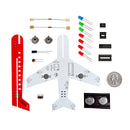 Airplane Soldering Kit - White & Red