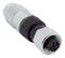 SICK YF12U14-2550K4051A Sensor Connector, M12, Female, 4 Positions, IDC / IDT Socket, Straight Cable Mount