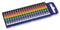 Hellermanntyton W3-270 W3-270 Wire Marker 100-Pieces Clip On Pre Printed 0 - 9 Black White Multiple Colours 8mm x 3mm