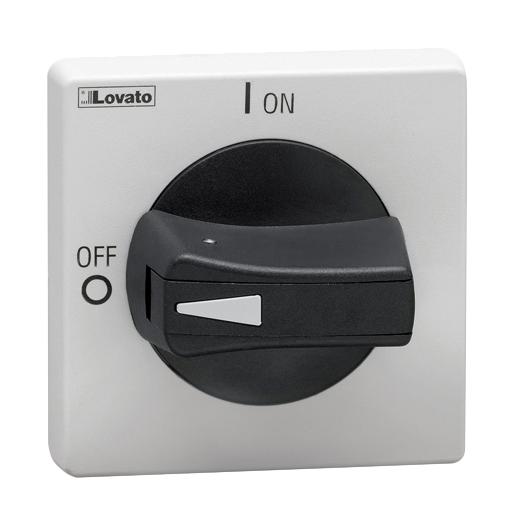 LOVATO GAX64B Padlockable Handle, Black, GA & GD Series GA063SA, GA040D Switch Disconnectors