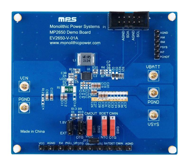 Monolithic Power Systems (MPS) EV2650-V-01A EV2650-V-01A Evaluation Board MP2650GV Nvdc Buck/Boost Charger Management - Battery New
