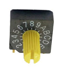 NIDEC COMPONENTS SD-1111 Rotary Coded Switch, SD-1000 Series, Through Hole, 16 Position, 5 VDC, BCH, 100 mA