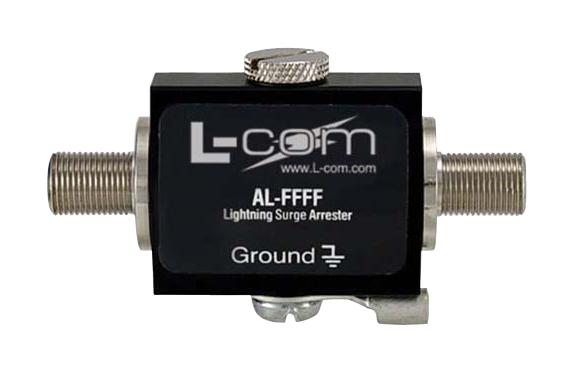 L-COM AL-FFFF-9 Coaxial Surge Protector, Coaxial, 75 ohm, Panel, 1 Pole