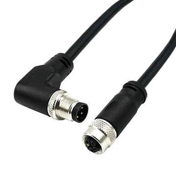MUELLER ELECTRIC CL4BC07M002 CABLE ASSY, 4P R/A M12 PLUG-RCPT, 6.6