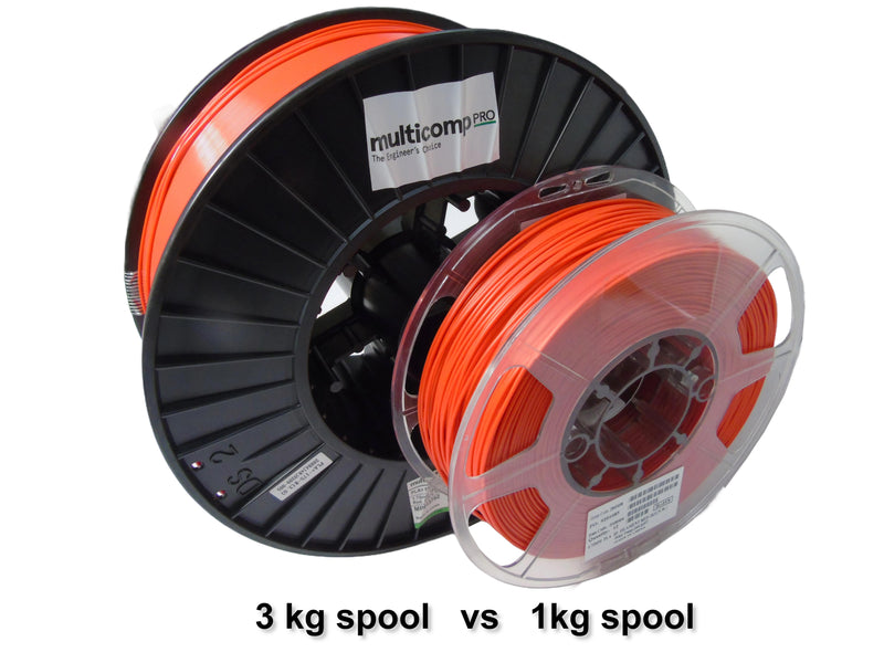 MULTICOMP PRO MP013792 3D Printer Filament, Red, 1.75mm, PLA+, 210&deg;C to 230&deg;C, 3kg