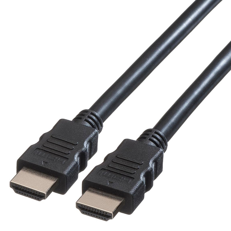 ROLINE 11.04.5577 Audio / Video Cable Assembly, HDMI A Plug, HDMI A Plug, 49 ft, 15 m, Black
