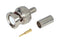 L-COM BAC836A-58 RF / Coaxial Connector, BNC Coaxial, Straight Plug, Crimp, 50 ohm, RG58, Brass