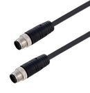 L-COM TRG881-P4B-5M SENSOR CORD, 8P M12 PLUG-PLUG, 16.4FT