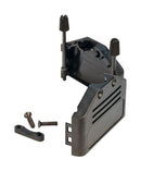 L-COM SD121-25 D Sub Backshell, Hinged, SD121 Series, DB, 180&deg;, PP (Polypropylene) Body