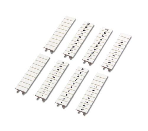 PHOENIX CONTACT ZB 5,LGS:(  1-100/VERP) Terminal Block Marker, White, Marker Strip, Modular Terminal Blocks, 1 to 100, 5.2 mm, ZB 1051867