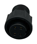 NORCOMP 868-04B-203R001 Circular Connector, Circular Connector, Cavalier Series, Cable Mount Receptacle, 4 Contacts