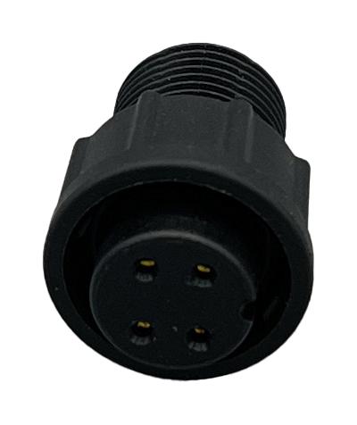NORCOMP 868-04B-203R001 Circular Connector, Circular Connector, Cavalier Series, Cable Mount Receptacle, 4 Contacts