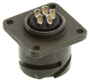 ITT CANNON CA3102E14S-5PB05 Circular Connector, CA Series, MIL-DTL-5015 Series, Box Mount Receptacle, 5 Contacts, Solder Pin