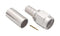 L-COM BAC03 RF / Coaxial Connector, SMA Coaxial, Straight Plug, Crimp, 50 ohm, RG58U, Brass