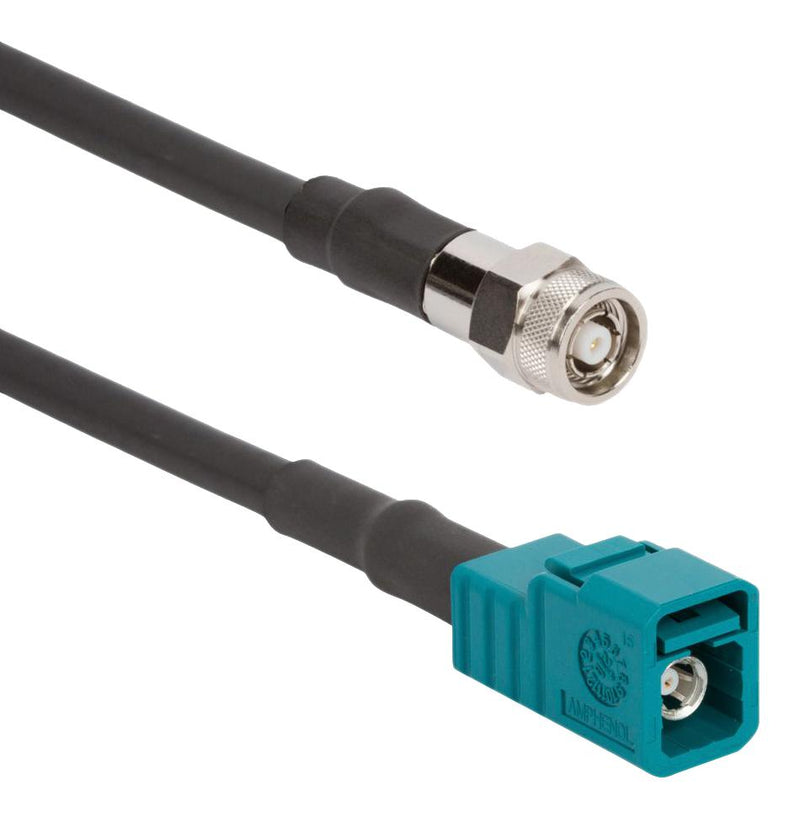 Amphenol RF 095-820-197-240 095-820-197-240 Cable Assy Fakra JACK-TNC RP Plug 240"