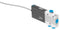 FESTO 196137 Air Solenoid Valve, 3/2 Way, Closed, Monostable, QS-4, 8 bar, 24 VDC, 100 l/min MHE2-MS1H-3/2G-QS-4-K solenoid valve